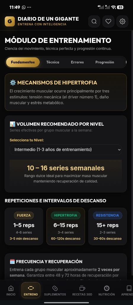 Módulo de Entrenamiento